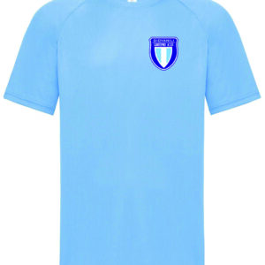 T-shirt poliestere sp100 azzurra